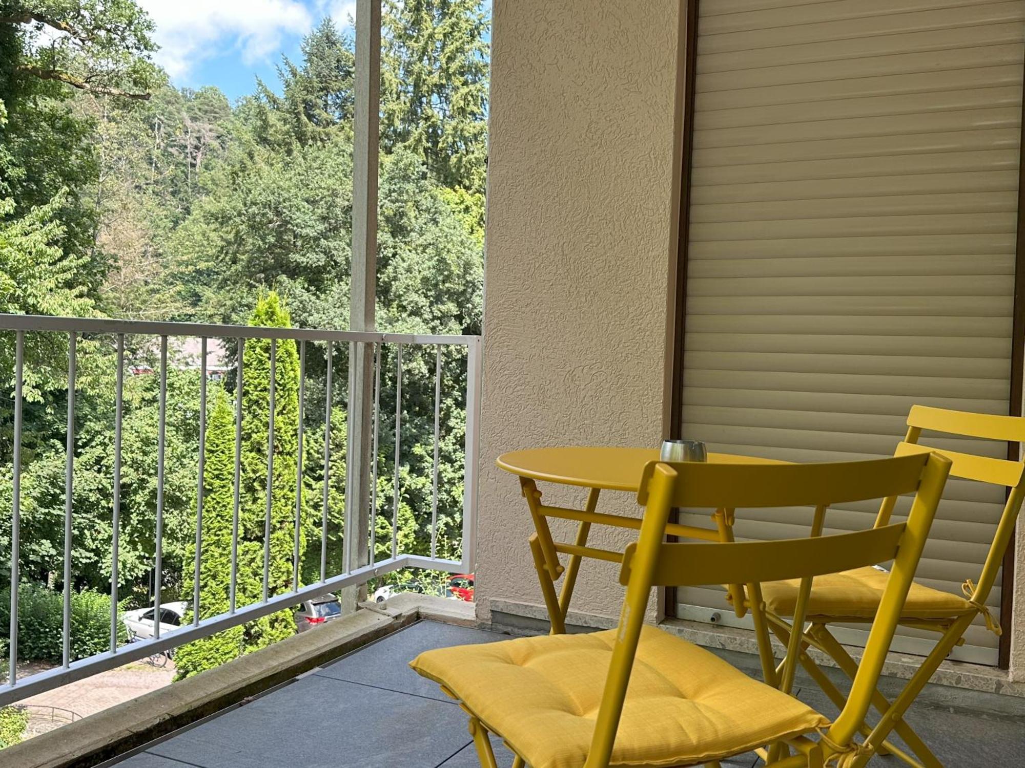 Ferienwohnung Buehler-Kurparkresidenz บัดแบร์กซาบาร์น ภายนอก รูปภาพ